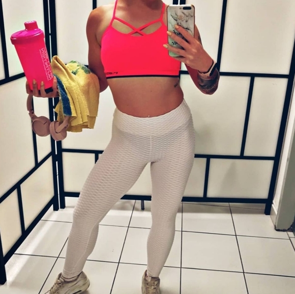 NTW Anti-cellulite Fitness Leggings Pant White - Picture 2 of 5